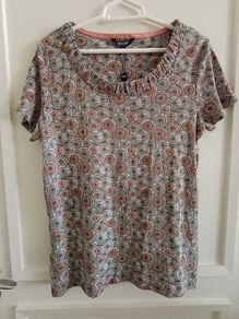 Maine Debenhams New England cotton top UK size 16 new with tags in excellent condition with no issues see last two photos for exact measurements FREE STANDARD POSTAGE INCLUDED
