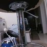 White Leather Kitchen Stool, Functioning Great and in very good condition Image 3