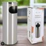 Waste Paper Bin with Ashtray Confortime Metal 20 x 59 cm Image 4