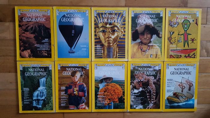 National Geographic magazines x 400 from early 20th century to 2009