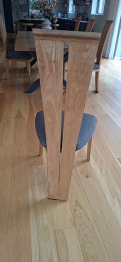 Solid wood dining chairs