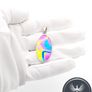 Vintage 925 Sterling Silver & Dichroic Glass Pendant Image 8