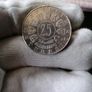 1957 Austria Silver 25 Schilling Coin Image 2