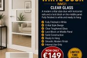 Deanta White Crittal Clear Glass