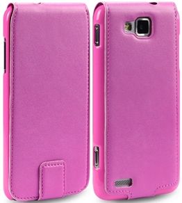 New Samsung Ativ S I8750 Premium Pu Leather Flip Case Cover Black / Red / White