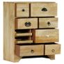 Chest of Drawers 60x30x75 cm Solid Mango Wood Image 7