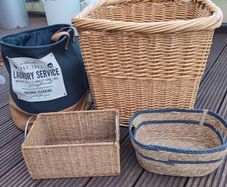 Wicker Laundry Baskets etc.