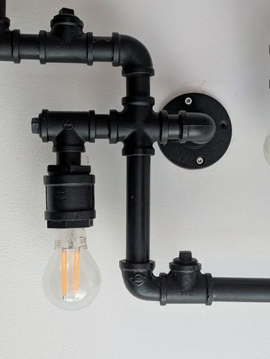Big industrial ceiling light