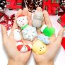 30Pcs Christmas Mochi Squeeze Toys Set for Kids, Kawaii Mini Soft Squeeze Toys, Cute Animal Squishy Toy Stress Relief Toys for Christmas Birthday Gift (FREE POSTAGE) Image 5