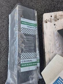 Ridge Tiles 120 degree Cedral Blue Black