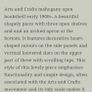 Mahogany bookcase / hobby shelf Image 6