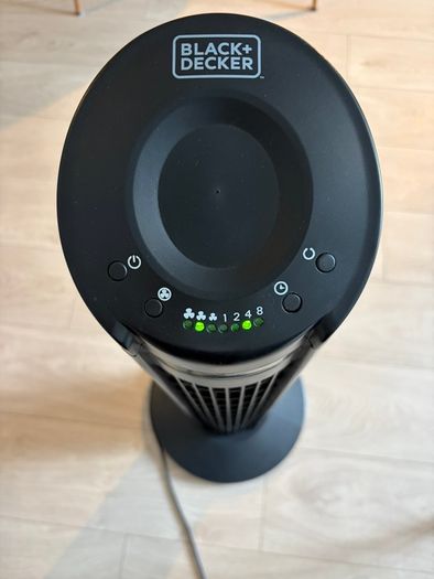 Black+Decker 80cm Tower Fan Black - Remote + Timer