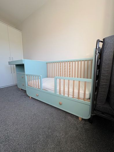 Baby Bed and Changing Table