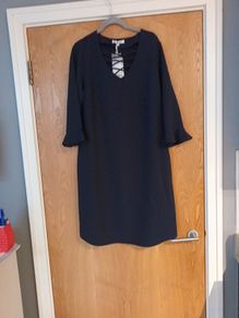 Tramontana  Midnight  Navy Dress.  S.- L-14-16.   B.N.W.T