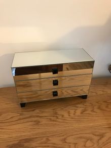 Three Drawer Mirror Jewellery Box