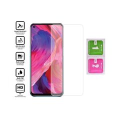 For Oppo A54 5G Tempered Glass Screen Protector Saver Cover Case Friendly New - FHT05OPPTEM