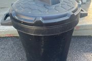 Black Bin With Handles