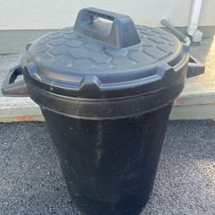 Black Bin With Handles