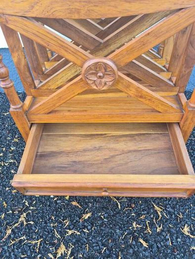 Antique newspaper rack