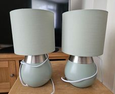 Two touch sensitive lamps