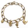 Vintage Italian Sterling Silver Charm Bracelet Image 2