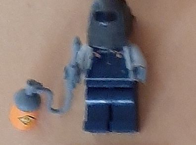 LEGO Minifigures 71002 Series 11 Welder.  Discontinued and in good condition.