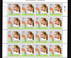 2012 Ireland Barnardo's Ireland Commemorative Stamp Sheetlet Plate 1B1B1B1B Mint Never Hinged (MNH)