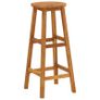 Bar Stools 6 pcs Solid Acacia Wood Image 4
