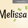 Personalized Name Wall Sticker For Girls / Vinyl Decal (Free Shipping) Image 2