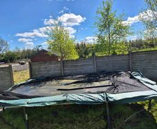 Jumpking 17ft x 12 trampoline.