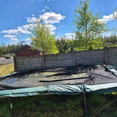 Jumpking 17ft x 12 trampoline.