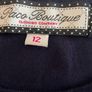 Paco boutique ladies navy top Image 9