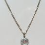 Vintage 925 Sterling Silver Pendant Necklace length 18" - 5,2g Image 4