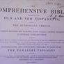 Antique Comprehensive Bible By Bagsters (one cover is missing, see photos) Image 7