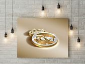 Real Madrid logo printed picture on pvc foamex board
