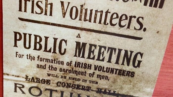 Irish Volunteers 1913 Public Notice Poster Ireland