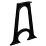 Dining Table Legs 2 pcs with Arched Base A-Frame Cast Iron Image 3