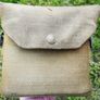Original WW2 British Army Royal Artillery Battery Staff Webbing Satchel 1940 Image 3
