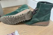 Fly London Suede Wedge Boots