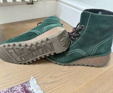 Fly London Suede Wedge Boots