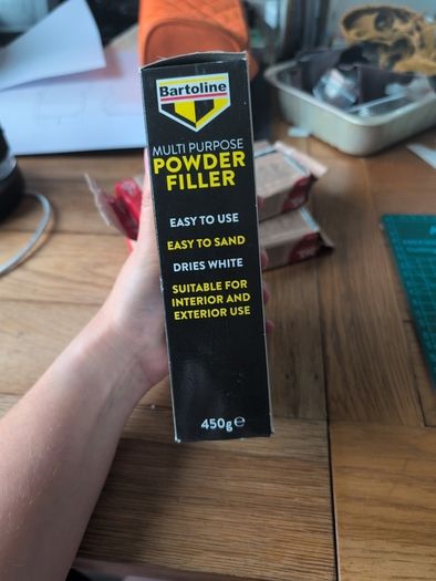 DAS terracotta clay and powder filler