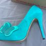 Beautiful Schuh green heels Image 5