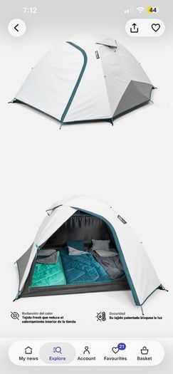 camping tent set