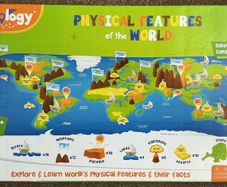 Imagimake Mapology Physical Features of World - 3D World Puzzle & Jigsaw for Kids