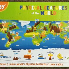 Imagimake Mapology Physical Features of World - 3D World Puzzle & Jigsaw for Kids
