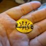 Vintage W. O. Lewis For Home and Country Pin Badge Birmingham Image 2