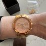 Ladies Rose Gold Chronograph Bracelet Watch Image 2