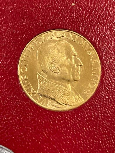 Vatican 1948 100 Lire Gold Coin Rare Low Mintage, 5,000!!!