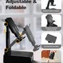 Birthday Gifts for Men Women, Bluetooth Speaker with Wireless Charger & Phone Stand, Gifts for Him, Foldable Angle & Height Stand with Alarm Clock, Ideal for Dad Mom, Tech Gadget Stocking Fillers Image 4