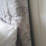 Deluxe 4ft 6 inch velvet headboard and frame Image 4